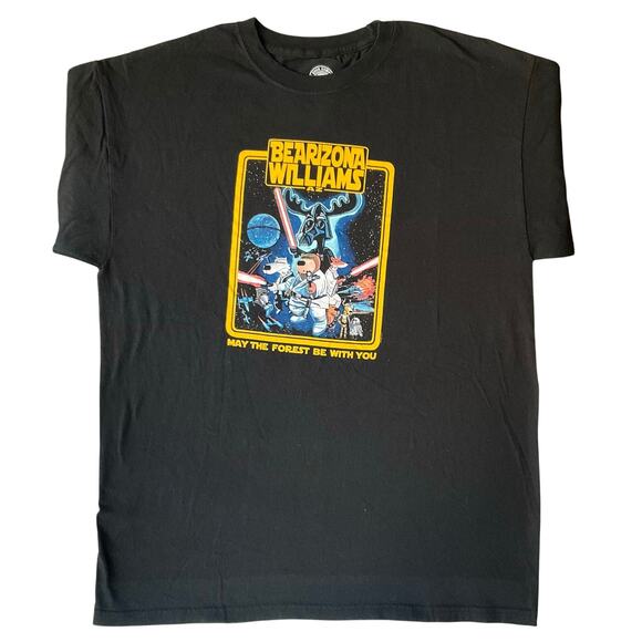 The Duck Company Men’s Short Sleeve T-shirt size L, Black, Bearizona Williams AZ - Picture 1 of 7
